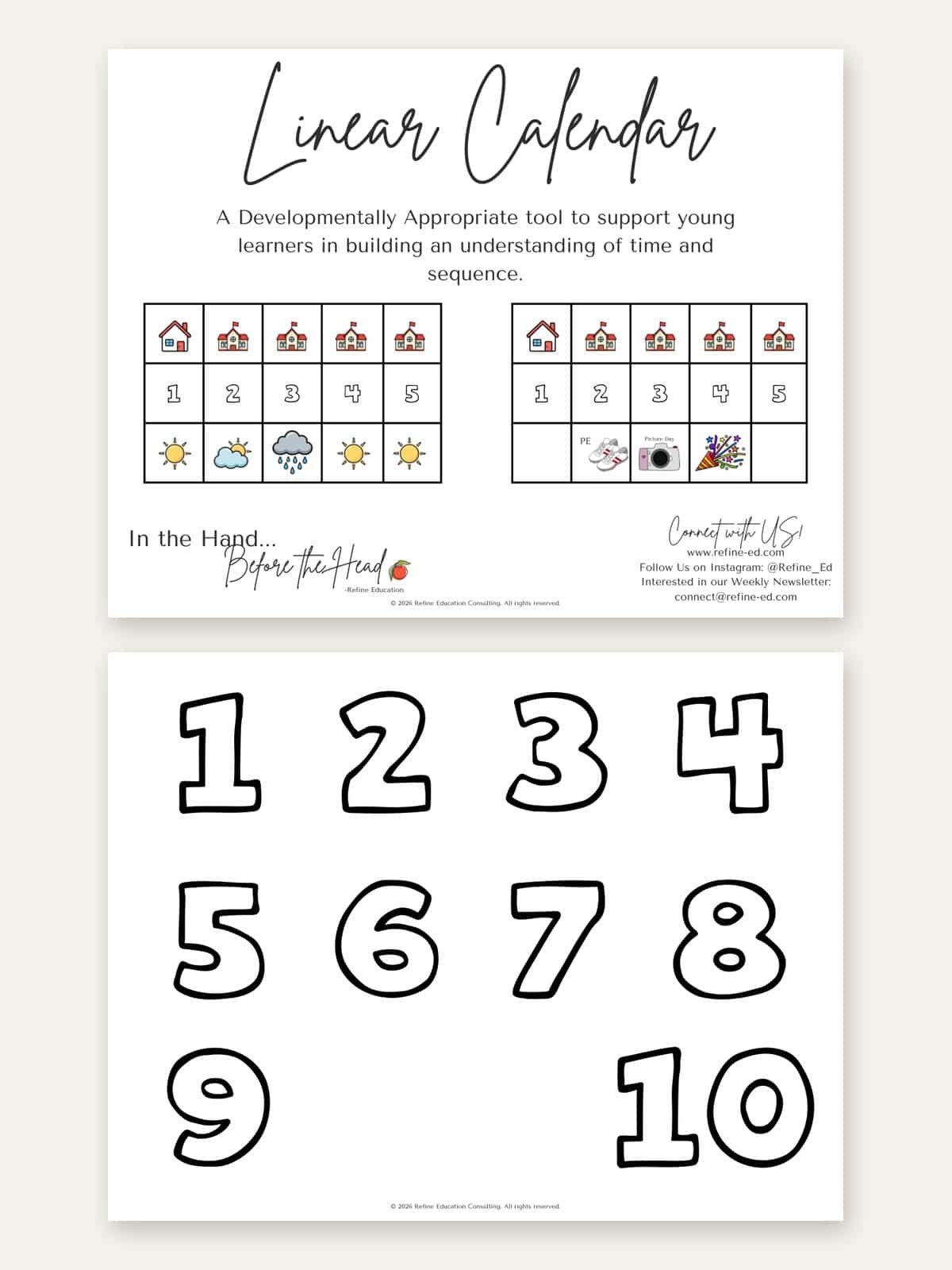 Linear Calendar